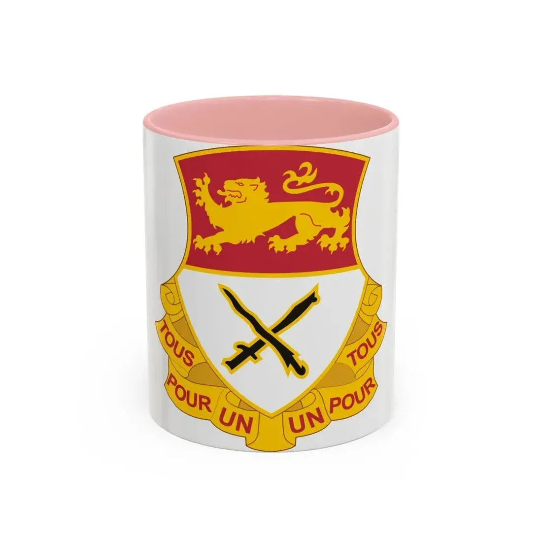 15 Cavalry Regiment (U.S. Army) Accent Coffee Mug 11oz Pink - Go Mug Yourself