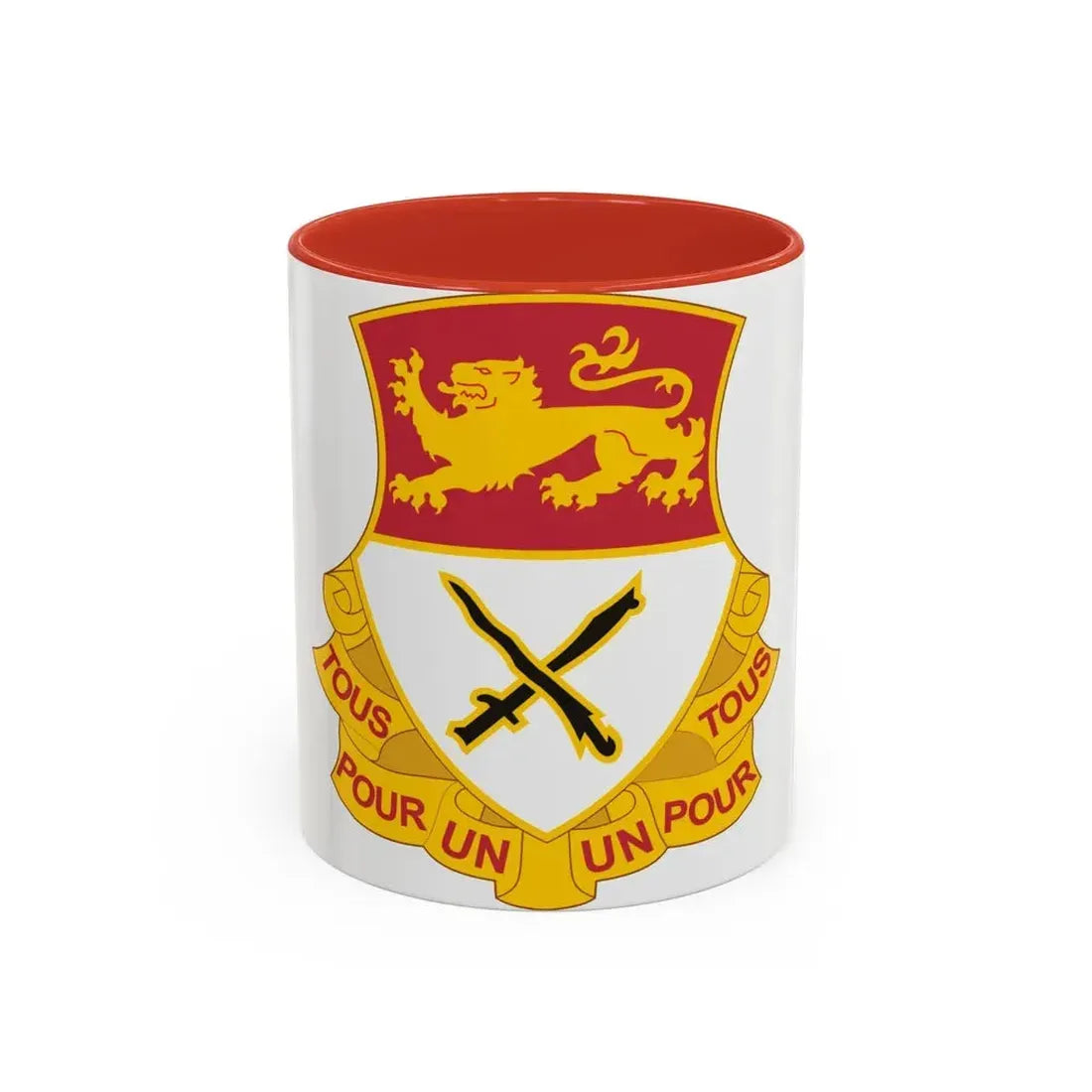 15 Cavalry Regiment (U.S. Army) Accent Coffee Mug 11oz Red - Go Mug Yourself