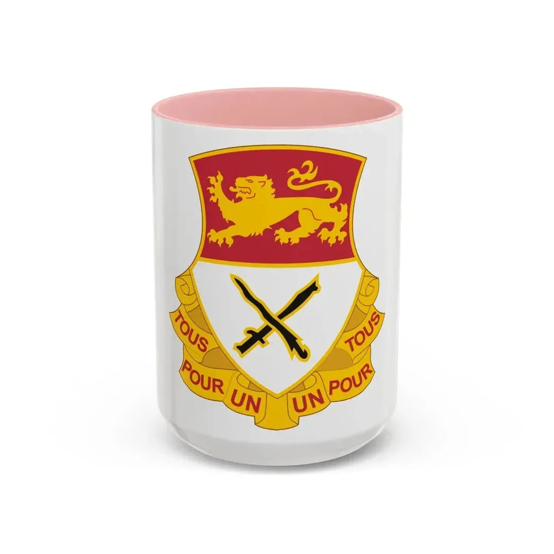 15 Cavalry Regiment (U.S. Army) Accent Coffee Mug 15oz Pink - Go Mug Yourself