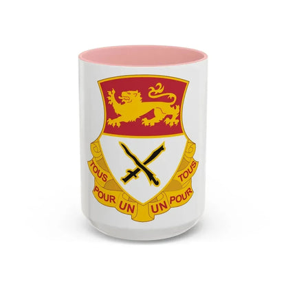 15 Cavalry Regiment (U.S. Army) Accent Coffee Mug 15oz Pink - Go Mug Yourself