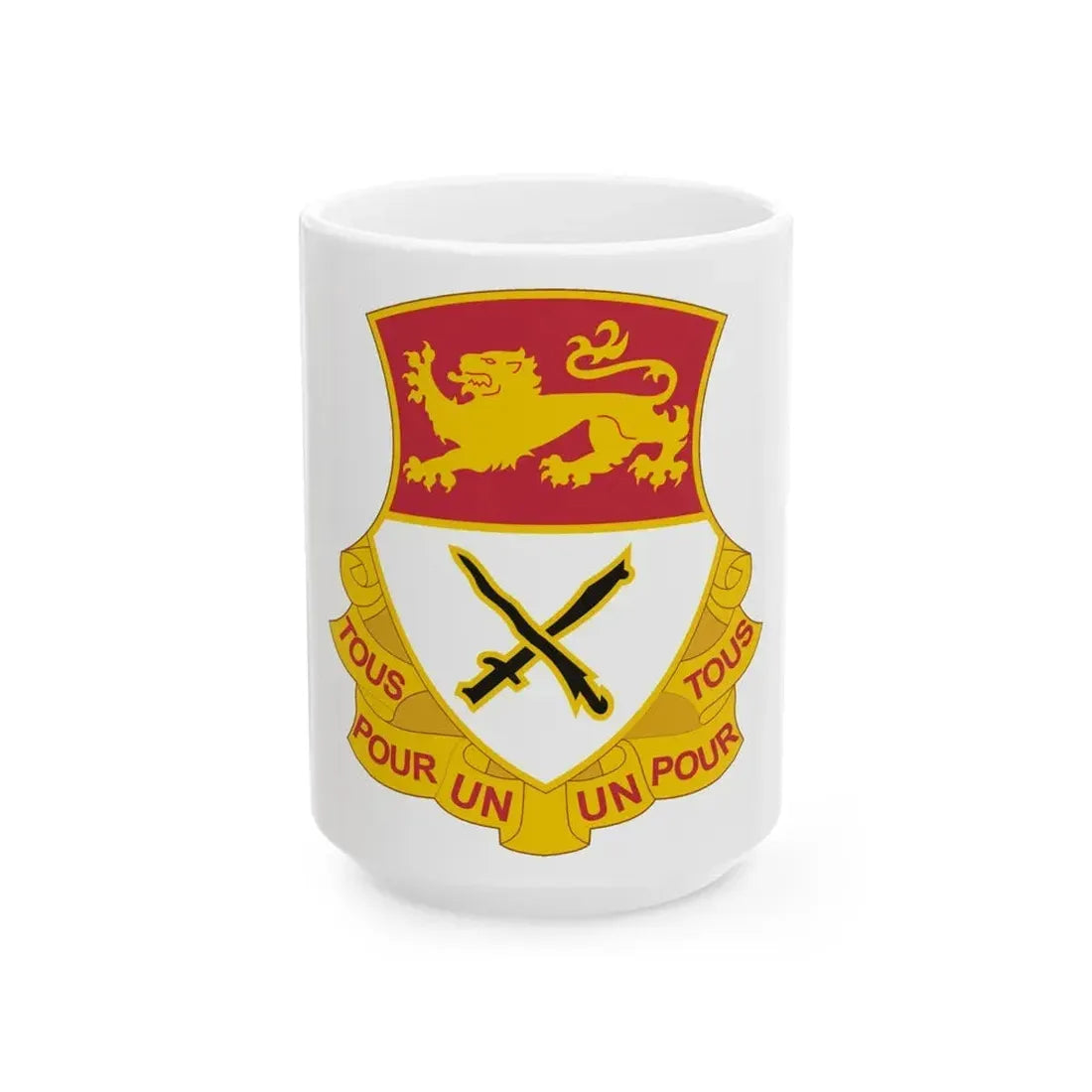 15 Cavalry Regiment (U.S. Army) White Coffee Mug 15oz - Go Mug Yourself