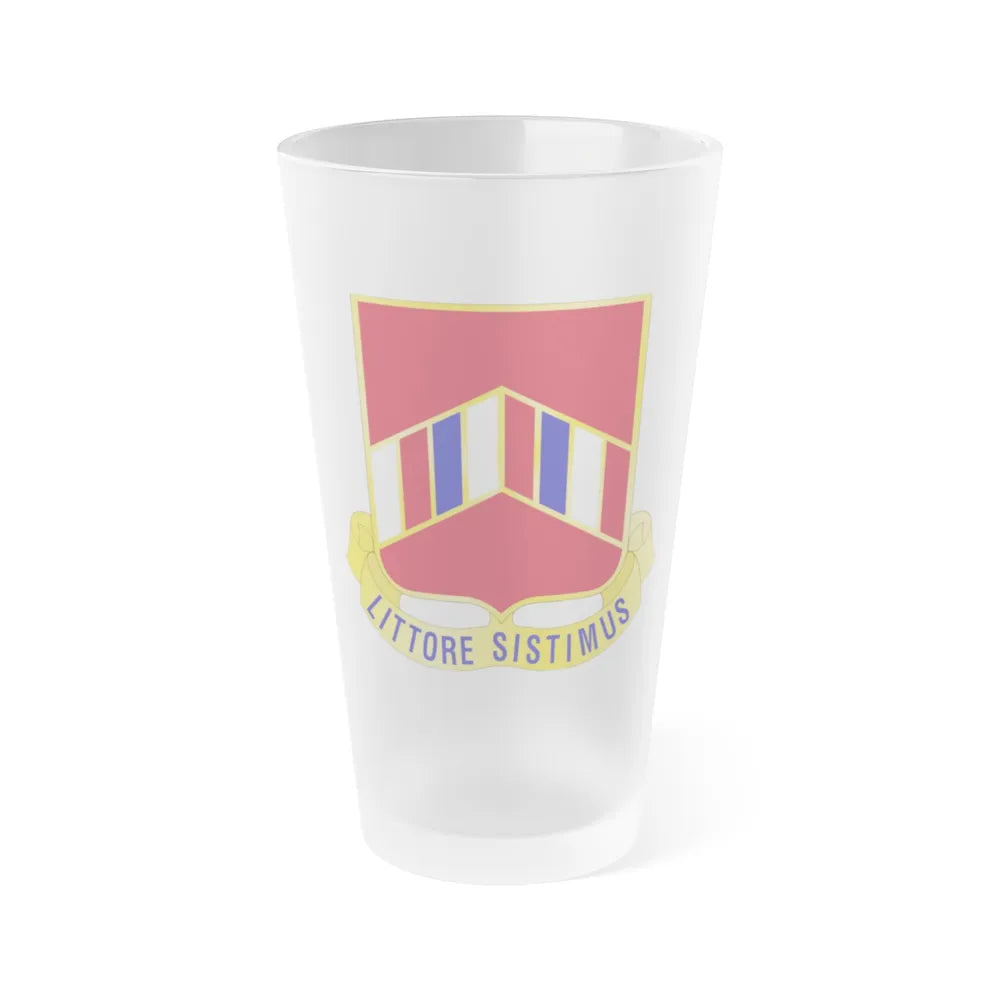 15 Coast Artillery Regiment (U.S. Army) Frosted Pint Glass 16oz-Go Mug Yourself