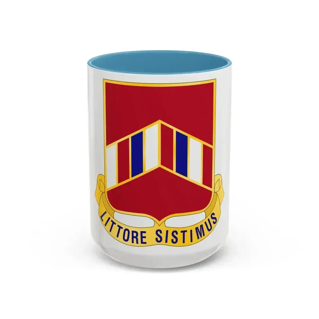 15 Coast Artillery Regiment (U.S. Army) Accent Coffee Mug 15oz Light Blue - Go Mug Yourself