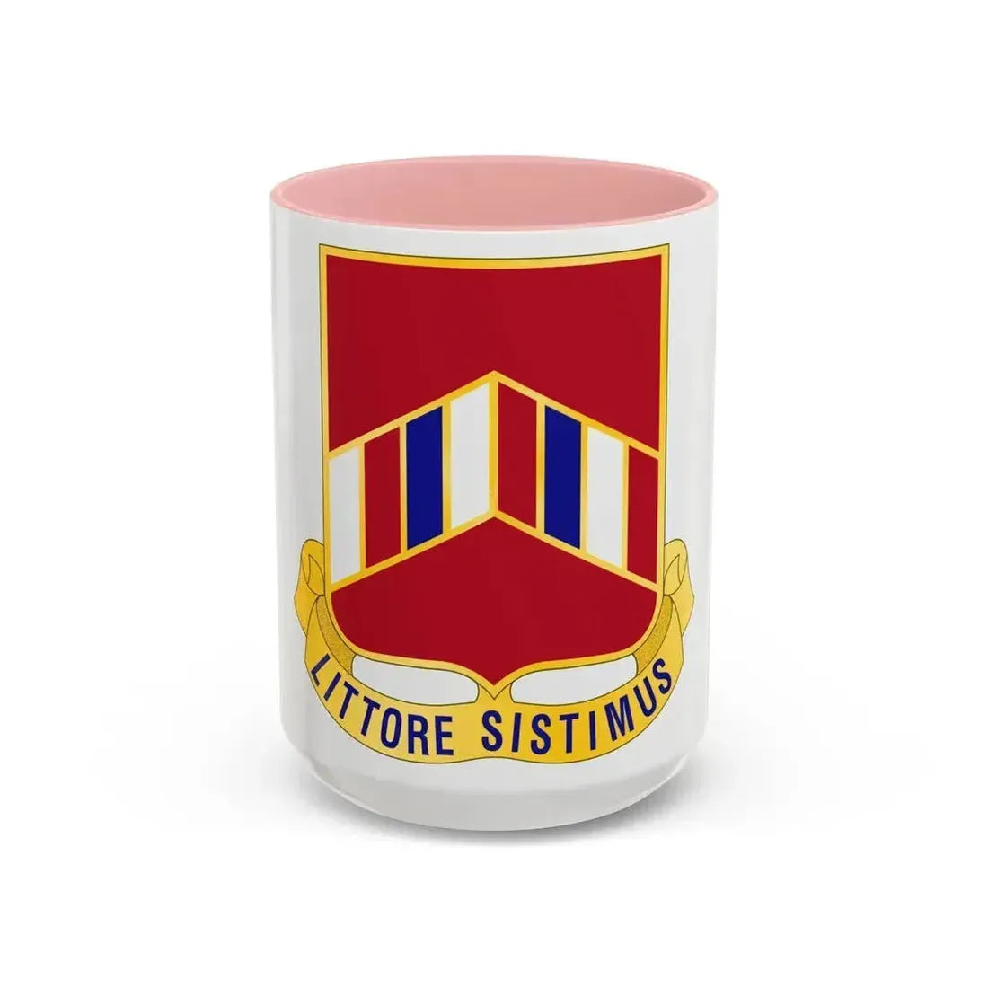 15 Coast Artillery Regiment (U.S. Army) Accent Coffee Mug 15oz Pink - Go Mug Yourself