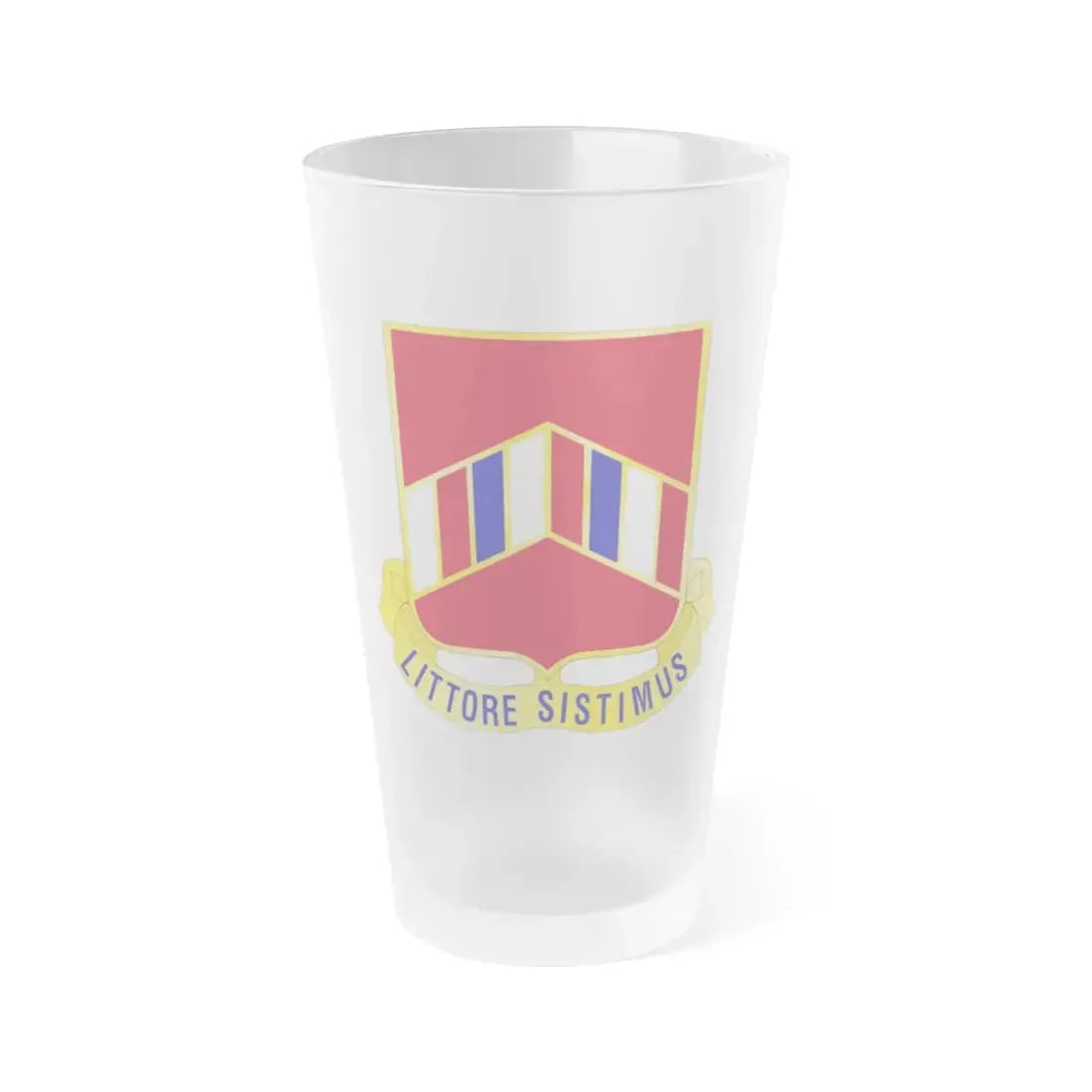 15 Coast Artillery Regiment (U.S. Army) Frosted Pint Glass 16oz Default Title - Go Mug Yourself