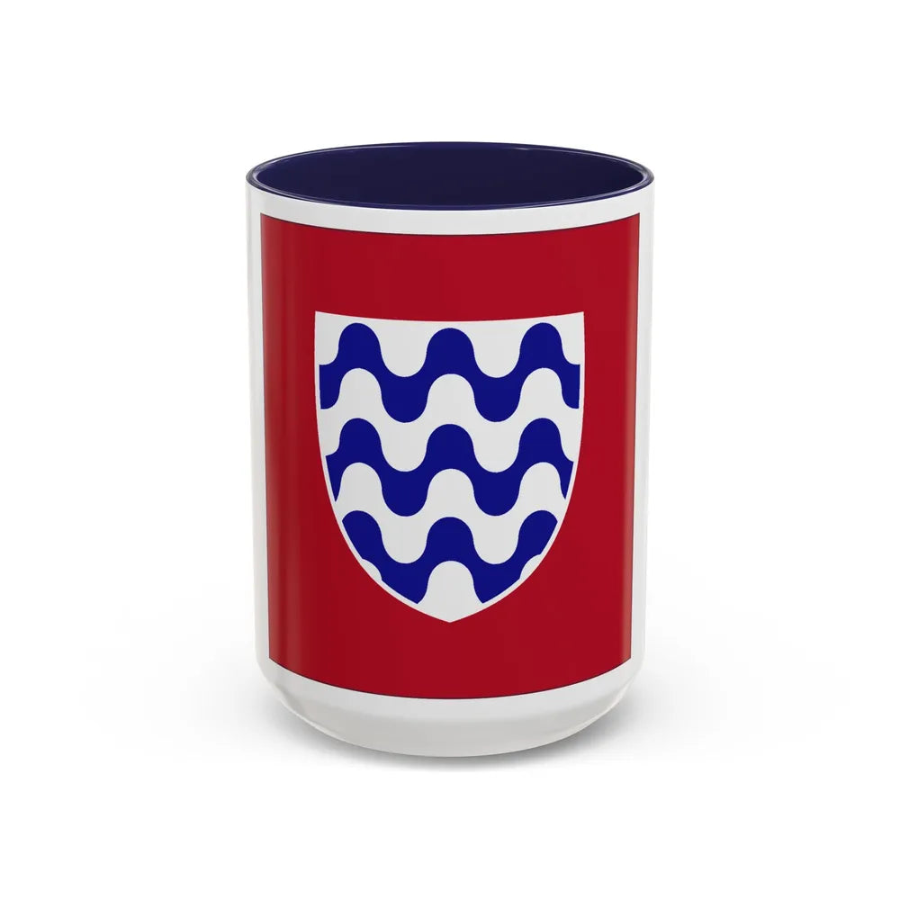 15 Group (U.S. Army) Accent Coffee Mug-15oz-Navy-Go Mug Yourself