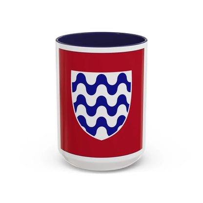 15 Group (U.S. Army) Accent Coffee Mug-15oz-Navy-Go Mug Yourself