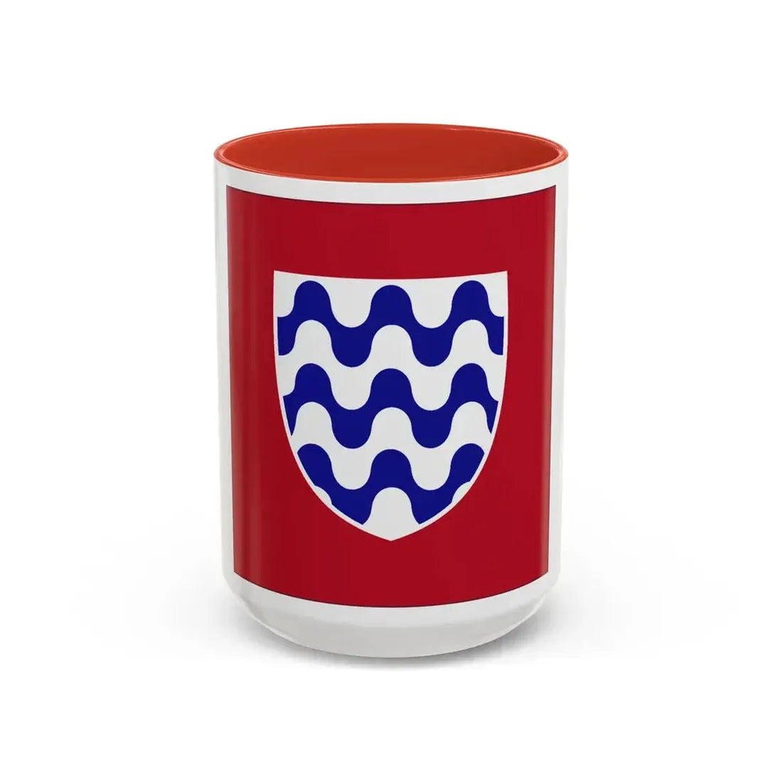 15 Group (U.S. Army) Accent Coffee Mug 15oz Red - Go Mug Yourself