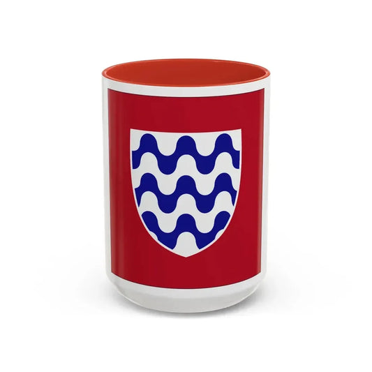 15 Group (U.S. Army) Accent Coffee Mug 15oz Red - Go Mug Yourself