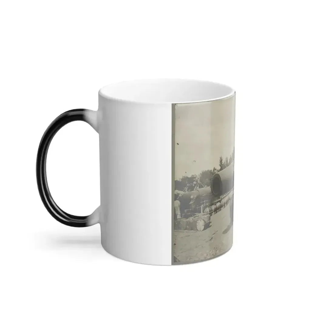 15 In. Gun Near Wash., D.C. Aug. 1865 (U.S. Civil War) Color Changing Coffee Mug 11oz - Go Mug Yourself