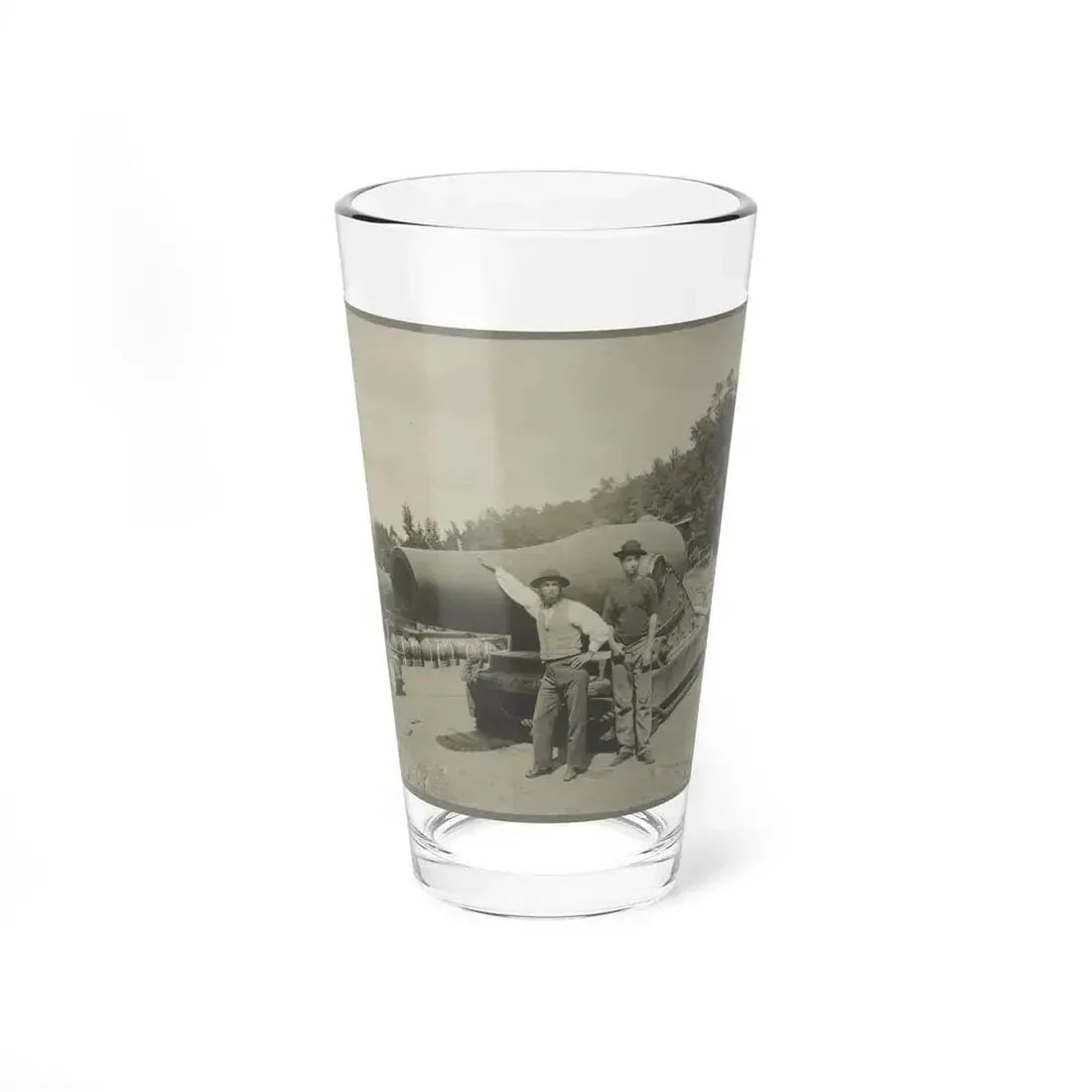 15 In. Gun Near Wash., D.C. Aug. 1865 (U.S. Civil War) Pint Glass 16oz 16oz - Go Mug Yourself