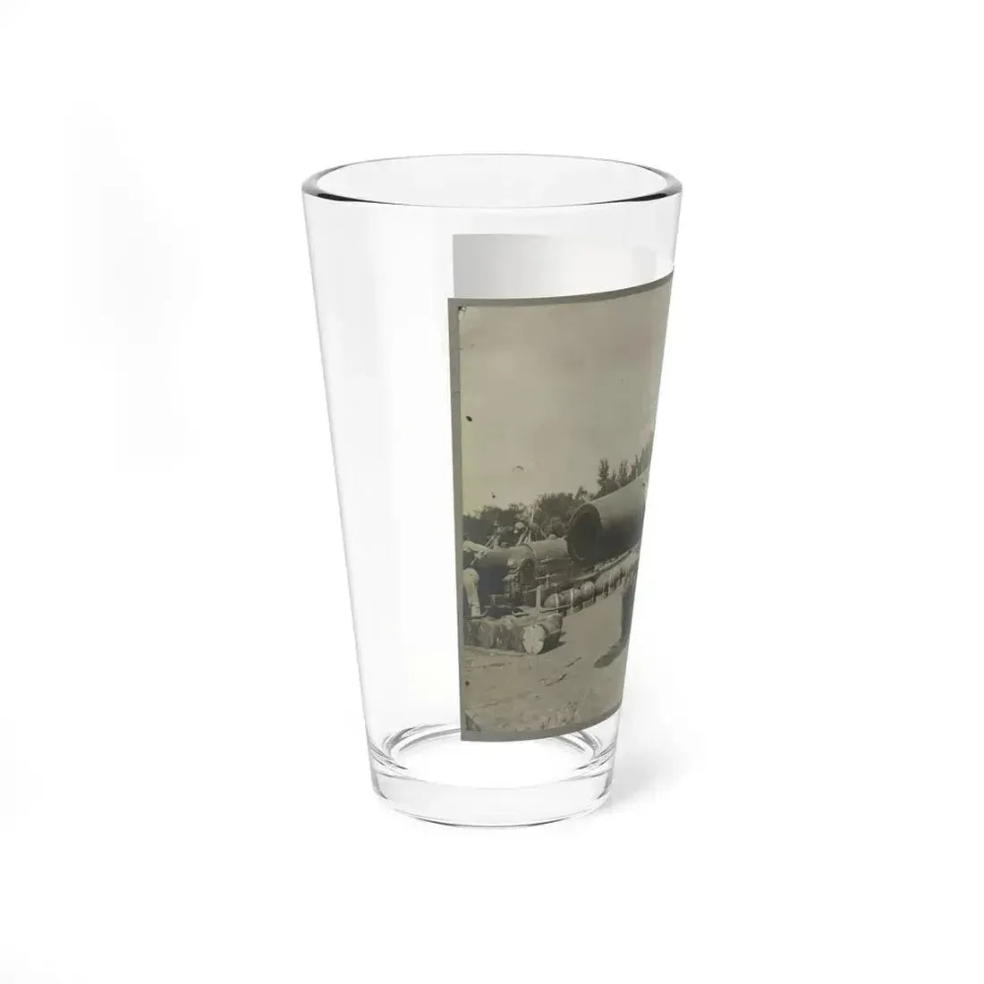 15 In. Gun Near Wash., D.C. Aug. 1865 (U.S. Civil War) Pint Glass 16oz - Go Mug Yourself