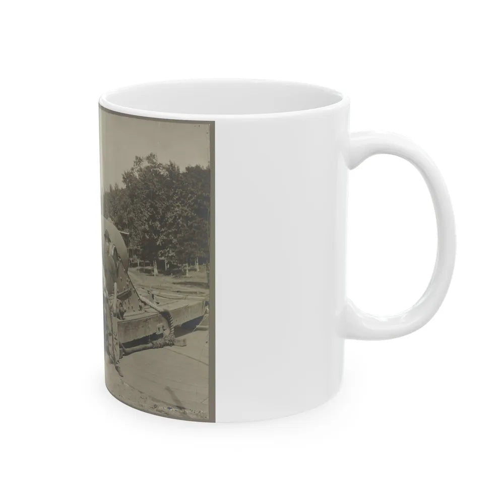 15 In. Gun Near Wash., D.C. Aug. 1865 (U.S. Civil War) White Coffee Mug-Go Mug Yourself