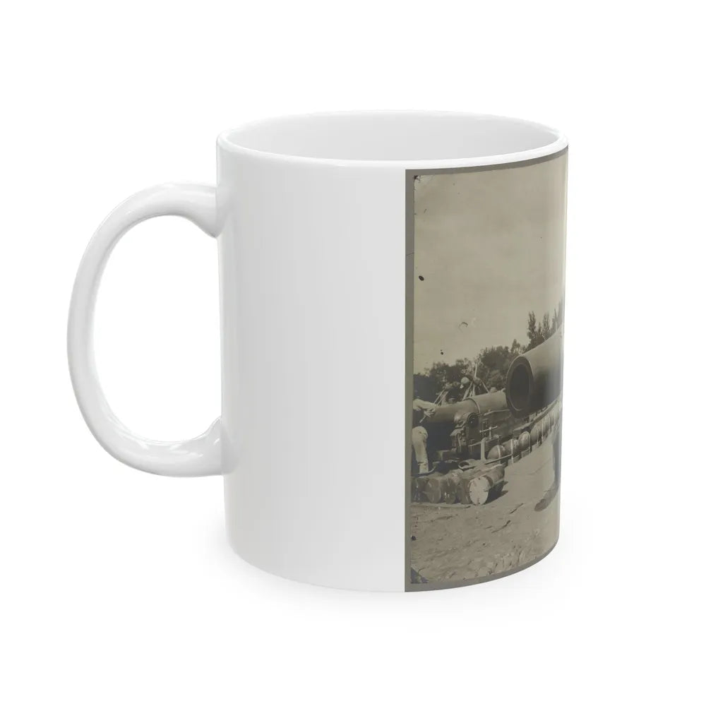 15 In. Gun Near Wash., D.C. Aug. 1865 (U.S. Civil War) White Coffee Mug-Go Mug Yourself
