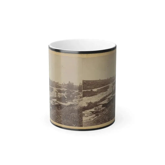15-Inch (I.E. 13-Inch) Mortar,  Dictator  in the Works in Front of Petersburg, Va. View From the North, September 1, 1864 (U.S. Civil War) Color Changing Coffee Mug 11oz Default Title - Go Mug Yourself