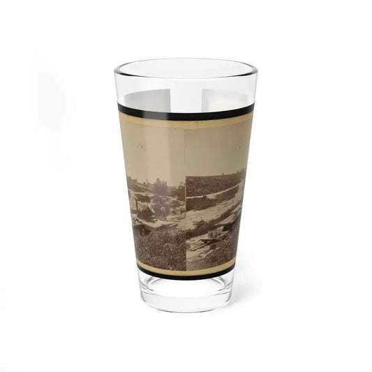 15-Inch (I.E. 13-Inch) Mortar,  Dictator  In The Works In Front Of Petersburg, Va. View From The North, September 1, 1864 (U.S. Civil War) Pint Glass 16oz 16oz - Go Mug Yourself