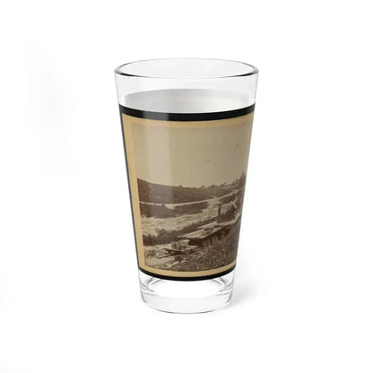 15-Inch (I.E. 13-Inch) Mortar,  Dictator  In The Works In Front Of Petersburg, Va. View From The North, September 1, 1864 (U.S. Civil War) Pint Glass 16oz - Go Mug Yourself