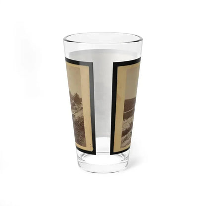 15-Inch (I.E. 13-Inch) Mortar,  Dictator  In The Works In Front Of Petersburg, Va. View From The North, September 1, 1864 (U.S. Civil War) Pint Glass 16oz - Go Mug Yourself