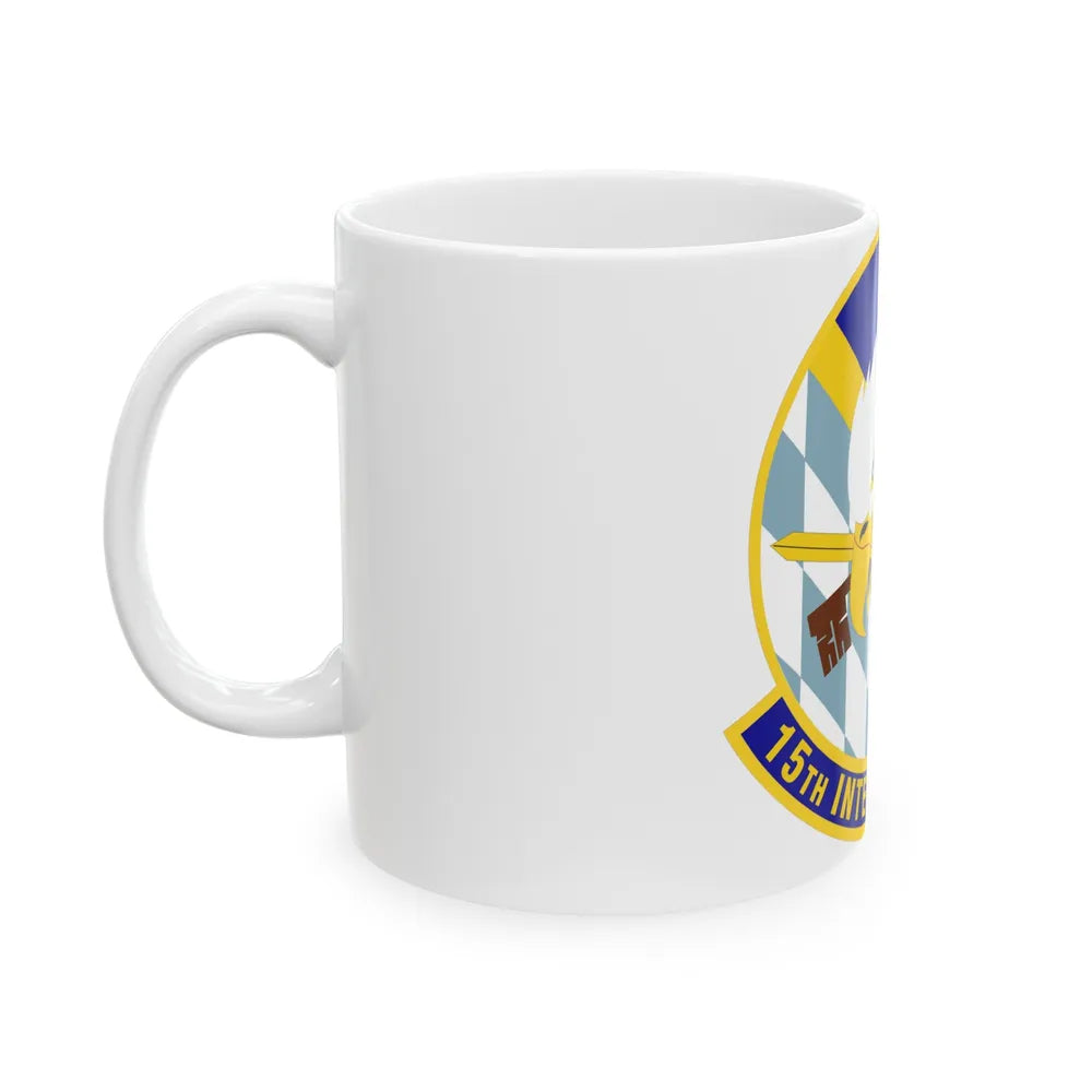 15 Intelligence Squadron ACC (U.S. Air Force) White Coffee Mug-Go Mug Yourself