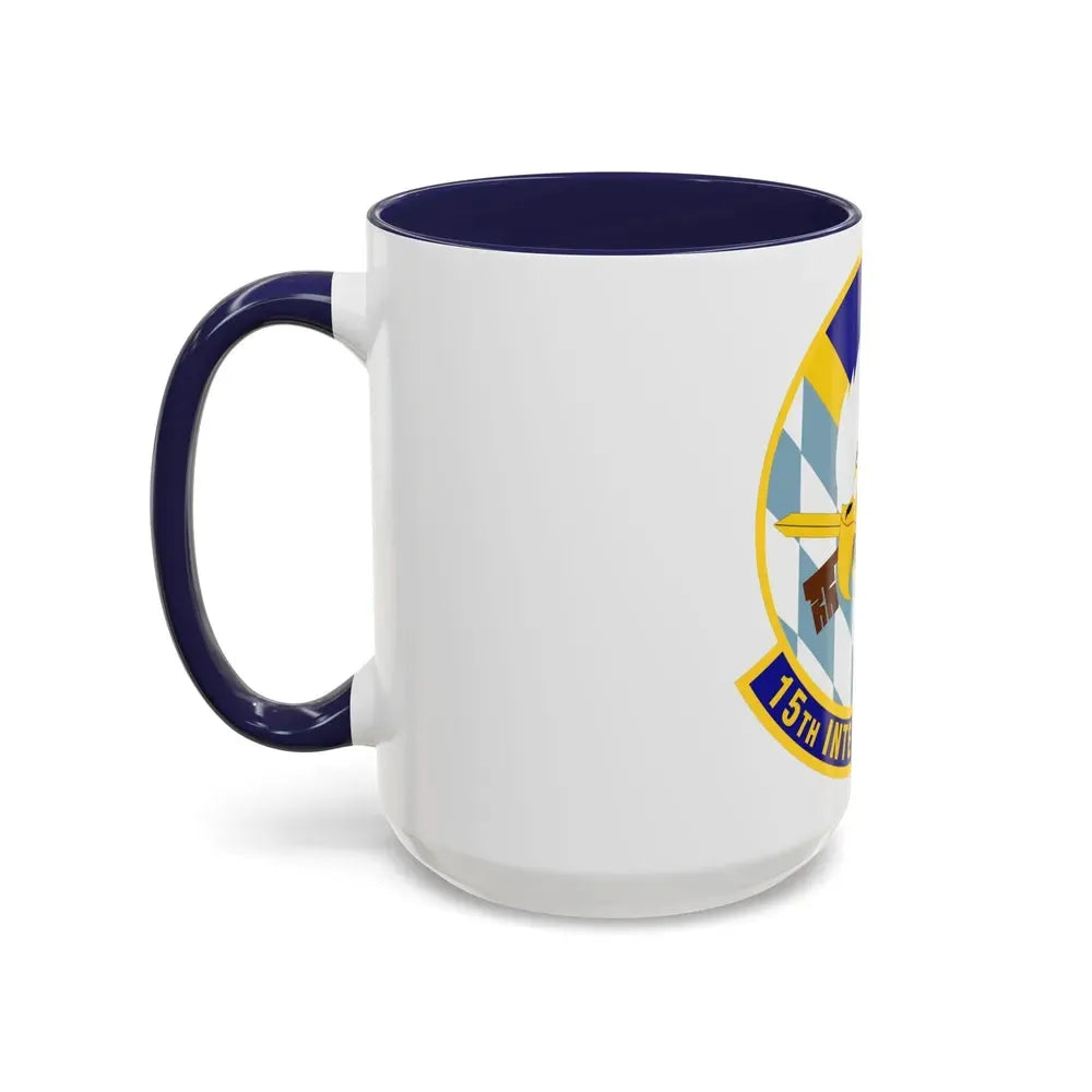 15 Intelligence Squadron ACC (U.S. Air Force) Accent Coffee Mug - Go Mug Yourself