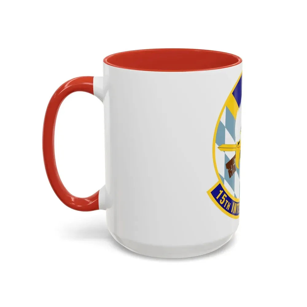 15 Intelligence Squadron ACC (U.S. Air Force) Accent Coffee Mug - Go Mug Yourself