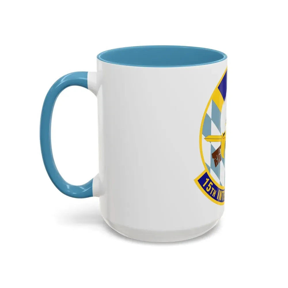 15 Intelligence Squadron ACC (U.S. Air Force) Accent Coffee Mug - Go Mug Yourself