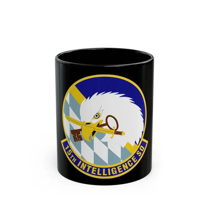 15 Intelligence Squadron ACC (U.S. Air Force) Black Coffee Mug 11oz - Go Mug Yourself