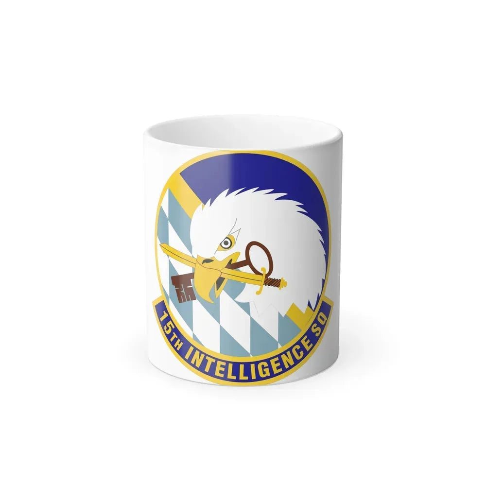 15 Intelligence Squadron ACC (U.S. Air Force) Color Changing Coffee Mug 11oz - Go Mug Yourself