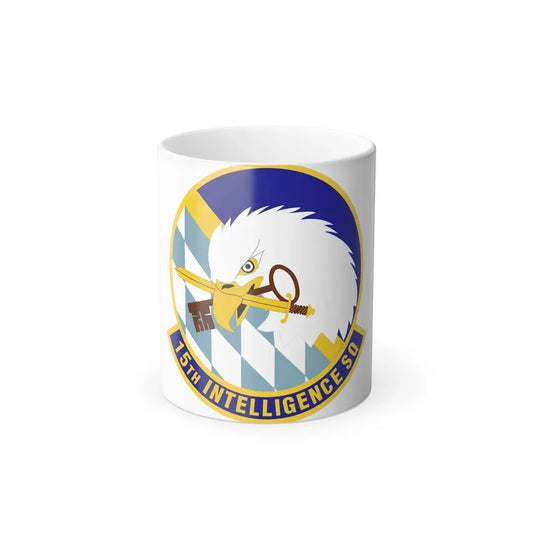 15 Intelligence Squadron ACC (U.S. Air Force) Color Changing Coffee Mug 11oz - Go Mug Yourself