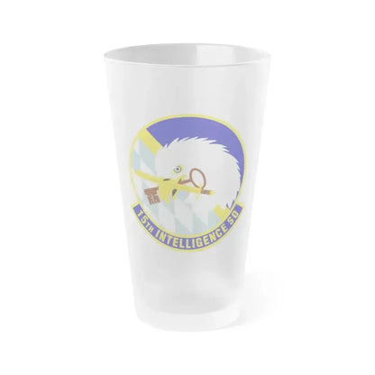 15 Intelligence Squadron ACC (U.S. Air Force) Frosted Pint Glass 16oz 16oz Frosted - Go Mug Yourself
