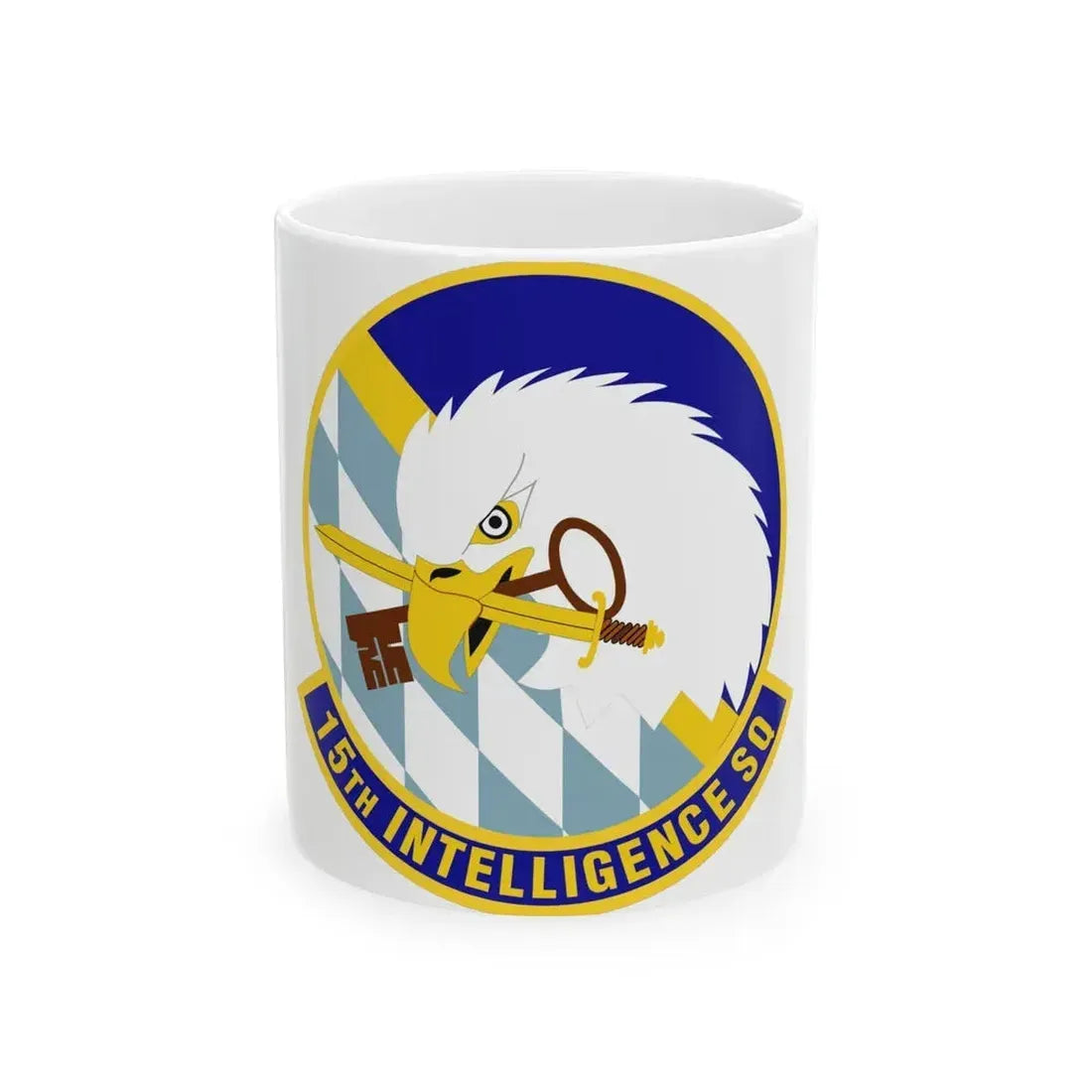 15 Intelligence Squadron ACC (U.S. Air Force) White Coffee Mug 11oz - Go Mug Yourself