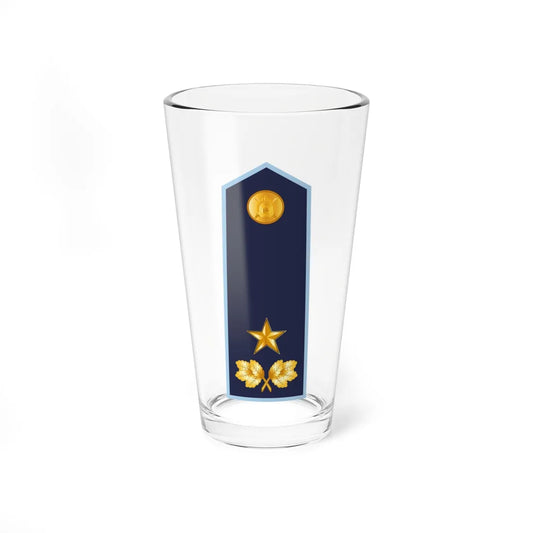 15 LVAF BG (Latvia) (Military Rank) Pint Glass 16oz 16oz - Go Mug Yourself