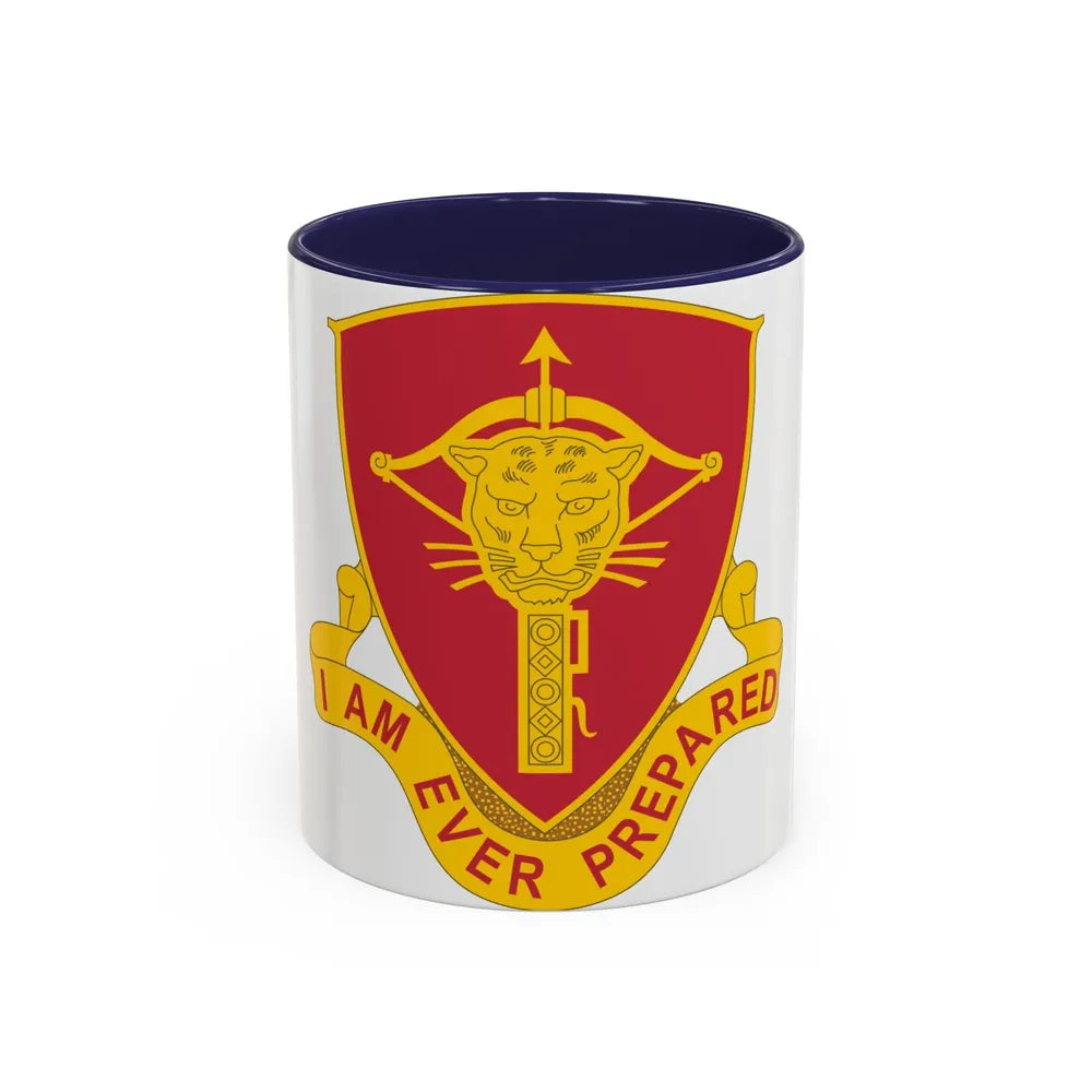 15 Ordnance Battalion (U.S. Army) Accent Coffee Mug-11oz-Navy-Go Mug Yourself