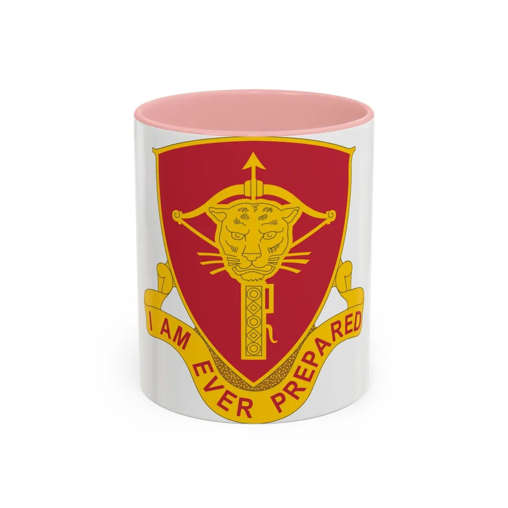 15 Ordnance Battalion (U.S. Army) Accent Coffee Mug-11oz-Pink-Go Mug Yourself