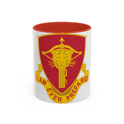 15 Ordnance Battalion (U.S. Army) Accent Coffee Mug-11oz-Red-Go Mug Yourself