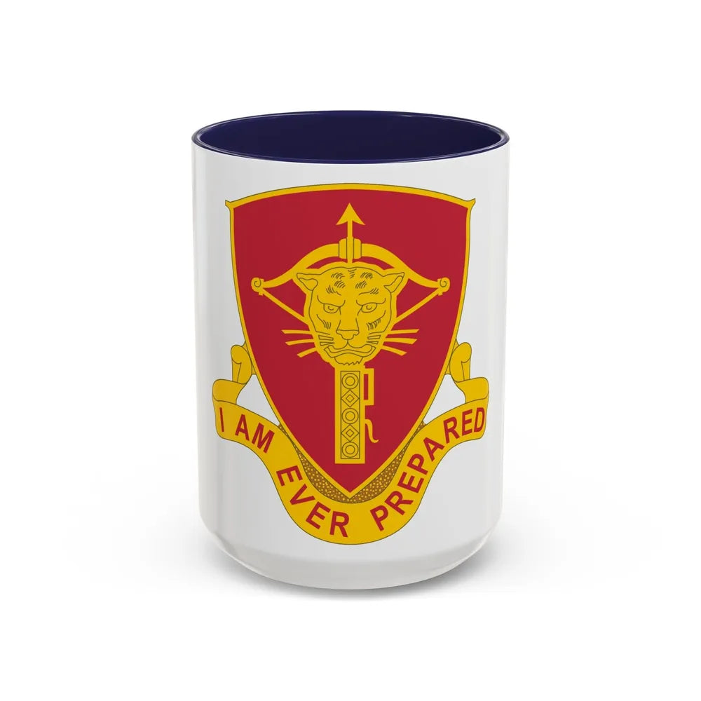 15 Ordnance Battalion (U.S. Army) Accent Coffee Mug-15oz-Navy-Go Mug Yourself