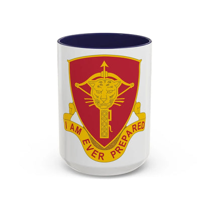 15 Ordnance Battalion (U.S. Army) Accent Coffee Mug-15oz-Navy-Go Mug Yourself