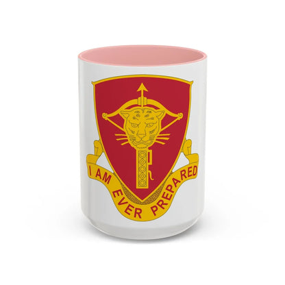 15 Ordnance Battalion (U.S. Army) Accent Coffee Mug-15oz-Pink-Go Mug Yourself