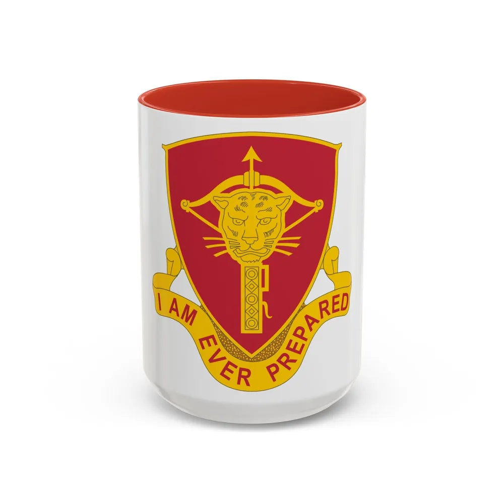 15 Ordnance Battalion (U.S. Army) Accent Coffee Mug-15oz-Red-Go Mug Yourself