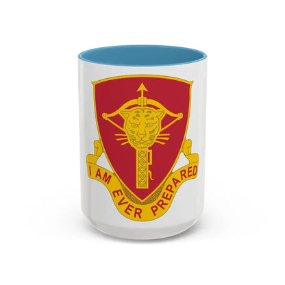 15 Ordnance Battalion (U.S. Army) Accent Coffee Mug 15oz Light Blue - Go Mug Yourself