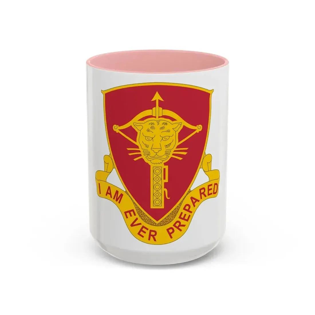 15 Ordnance Battalion (U.S. Army) Accent Coffee Mug 15oz Pink - Go Mug Yourself
