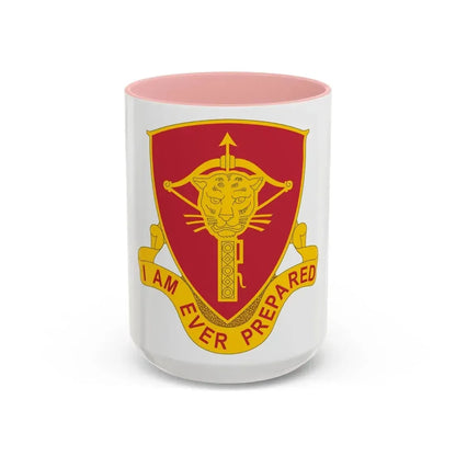 15 Ordnance Battalion (U.S. Army) Accent Coffee Mug 15oz Pink - Go Mug Yourself