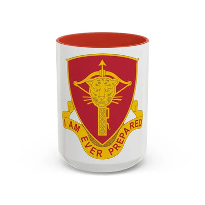 15 Ordnance Battalion (U.S. Army) Accent Coffee Mug 15oz Red - Go Mug Yourself