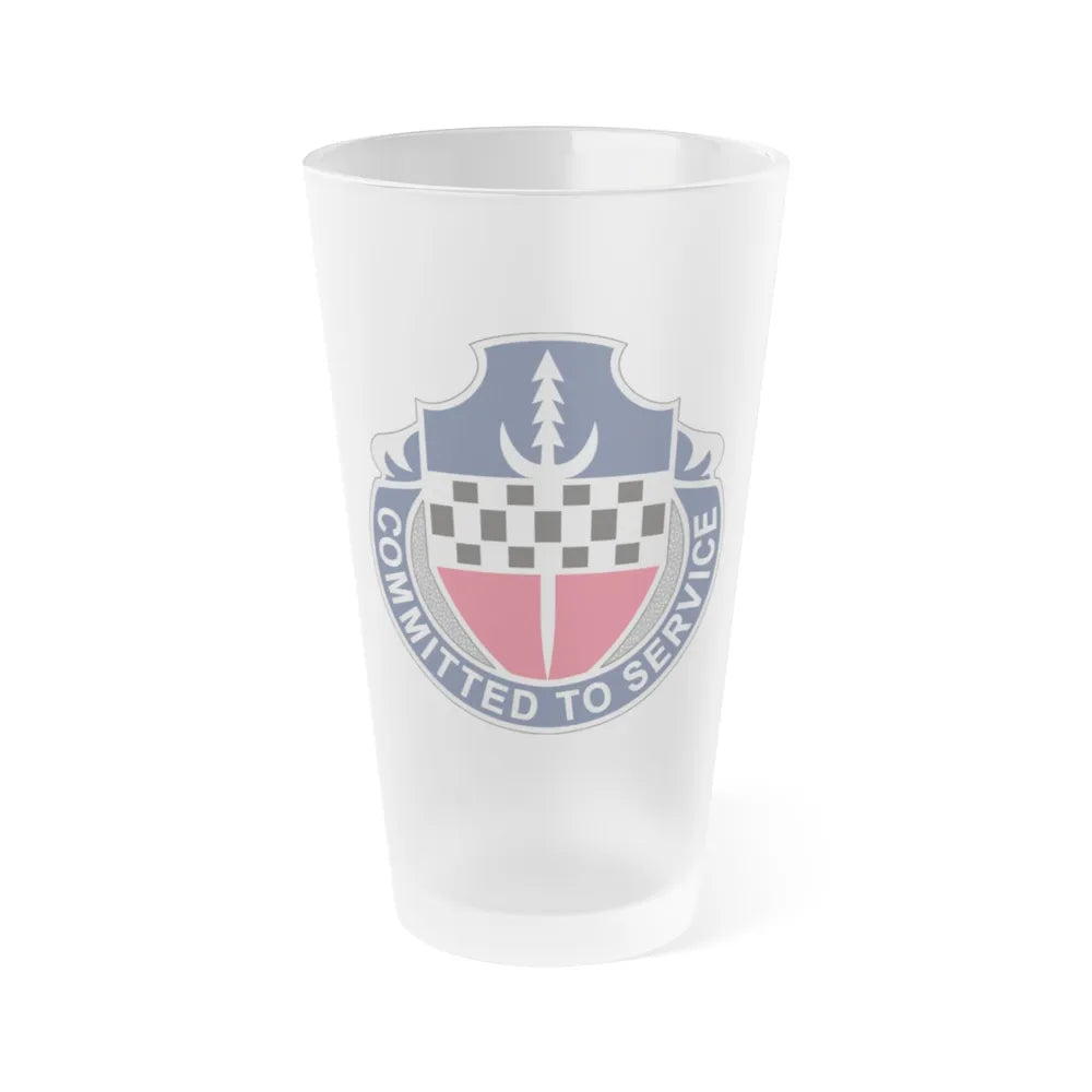 15 Personnel Services Battalion (U.S. Army) Frosted Pint Glass 16oz-Go Mug Yourself