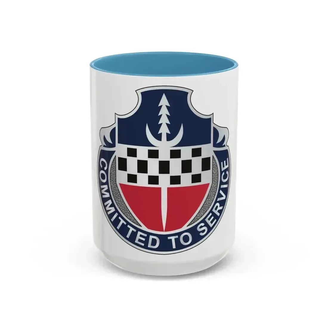15 Personnel Services Battalion (U.S. Army) Accent Coffee Mug 15oz Light Blue - Go Mug Yourself