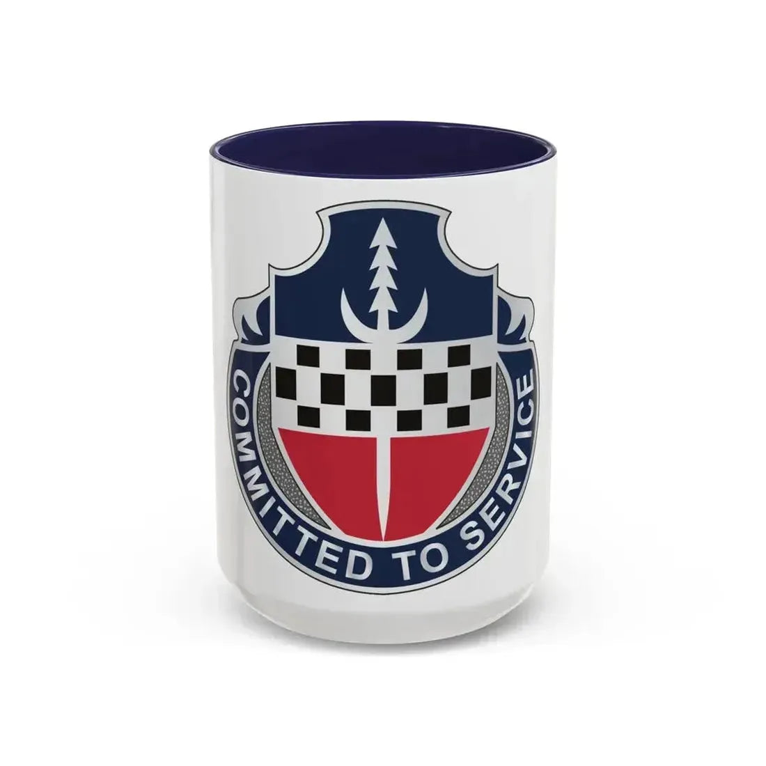 15 Personnel Services Battalion (U.S. Army) Accent Coffee Mug 15oz Navy - Go Mug Yourself