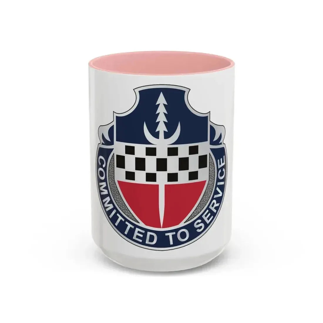 15 Personnel Services Battalion (U.S. Army) Accent Coffee Mug 15oz Pink - Go Mug Yourself