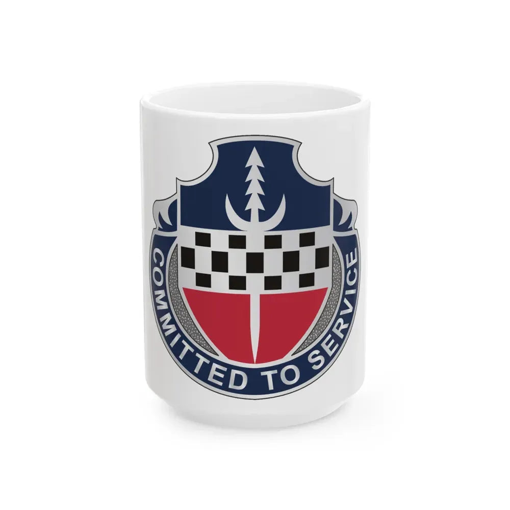 15 Personnel Services Battalion (U.S. Army) White Coffee Mug 15oz - Go Mug Yourself
