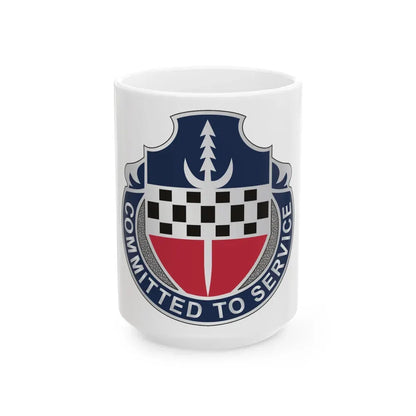 15 Personnel Services Battalion (U.S. Army) White Coffee Mug 15oz - Go Mug Yourself