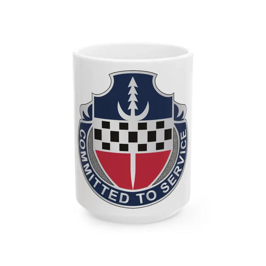 15 Personnel Services Battalion (U.S. Army) White Coffee Mug 15oz - Go Mug Yourself